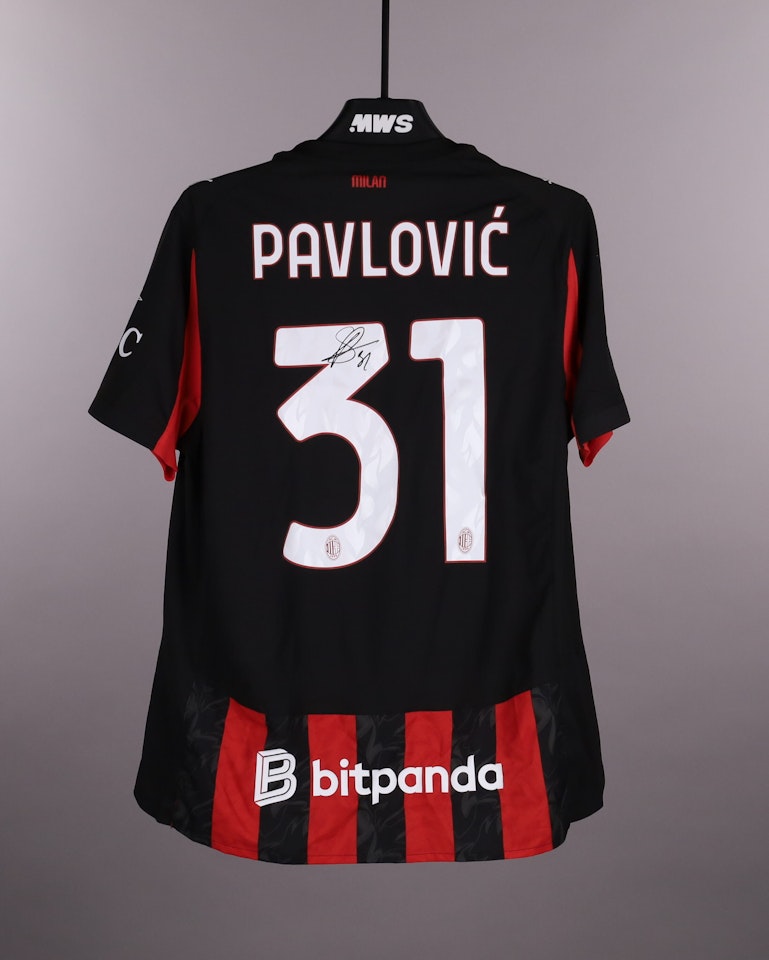 Maillot de Strahinja Pavlović (AC Milan)