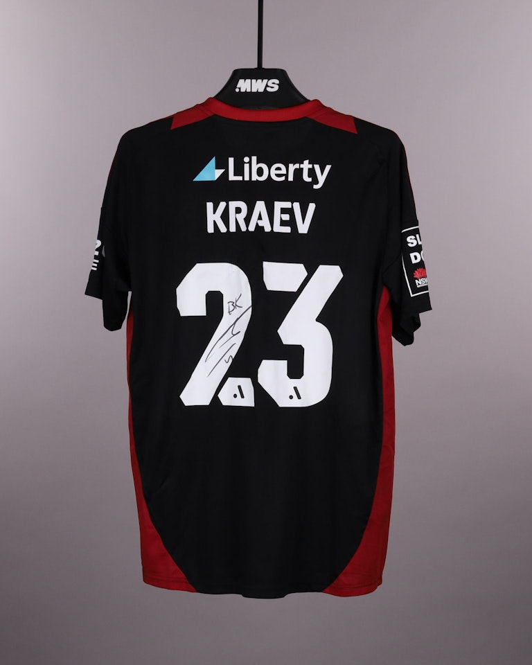 Bozhidar Kraev Western Sydney Wanderers shirt