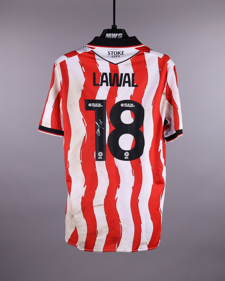 Bosun Lawal Stoke City shirt