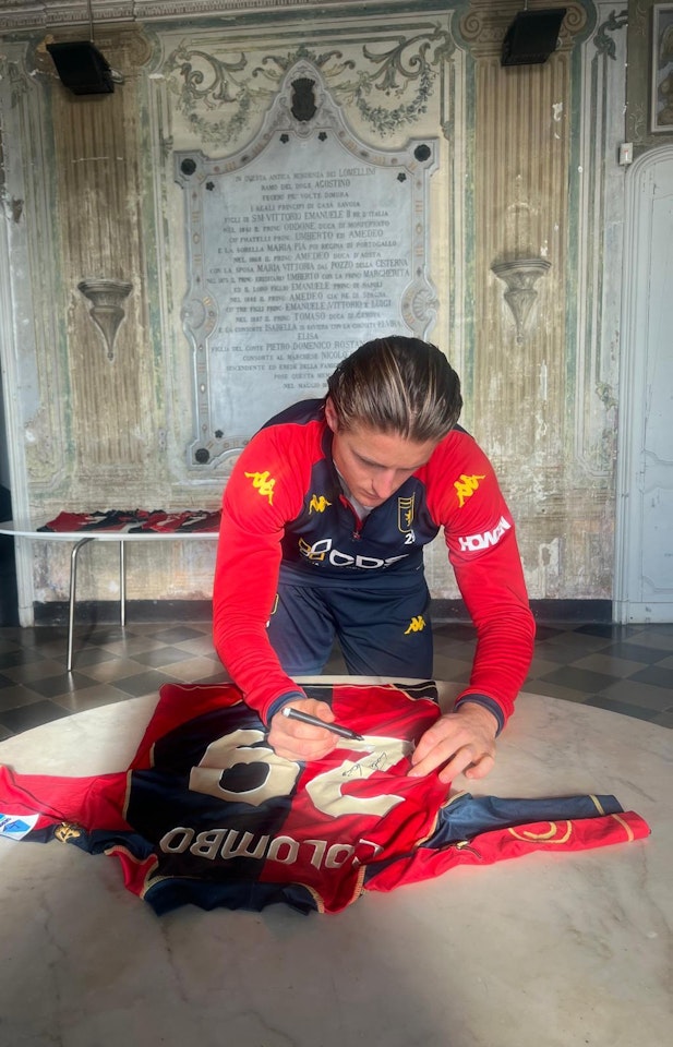 Lorenzo Colombo Genoa CFC shirt