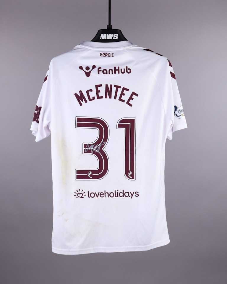 Oisin McEntee Heart of Midlothian shirt