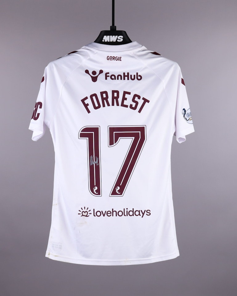 Alan Forrest Heart of Midlothian shirt