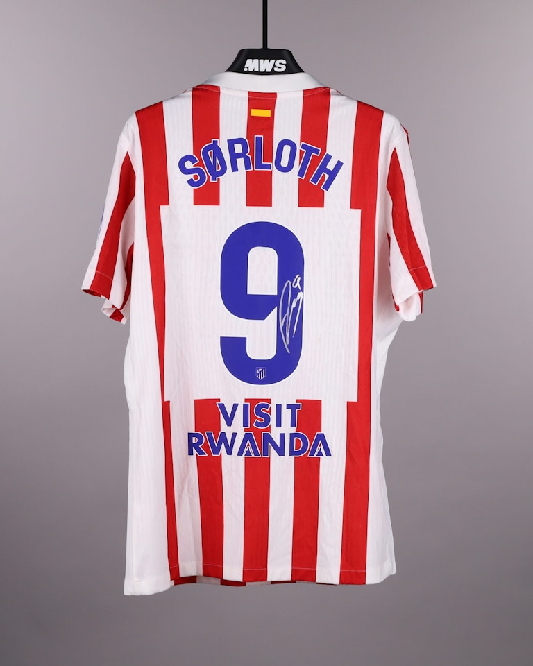 Alexander Sørloth Atlético de Madrid shirt
