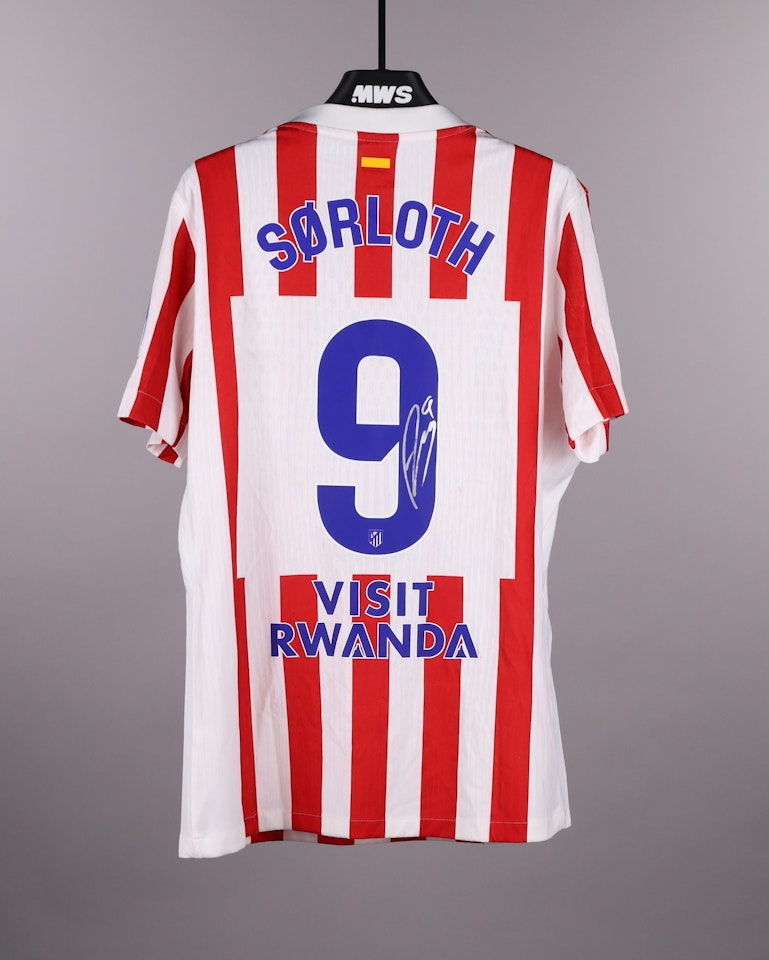 Alexander Sørloth Atlético de Madrid shirt