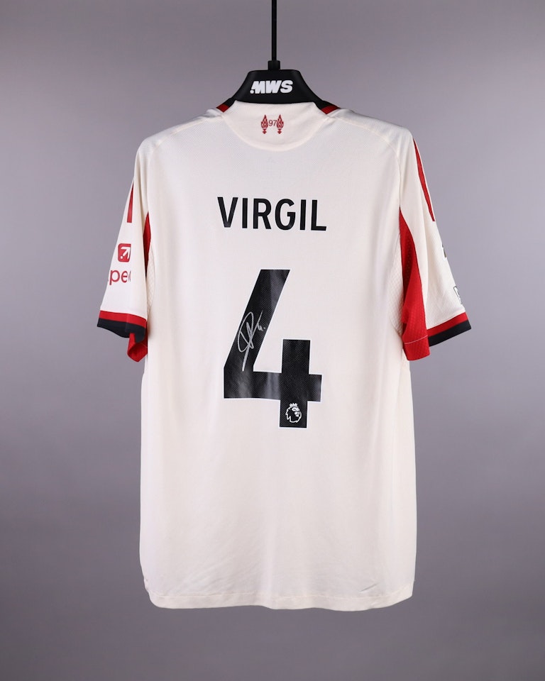 Virgil van Dijk Liverpool shirt