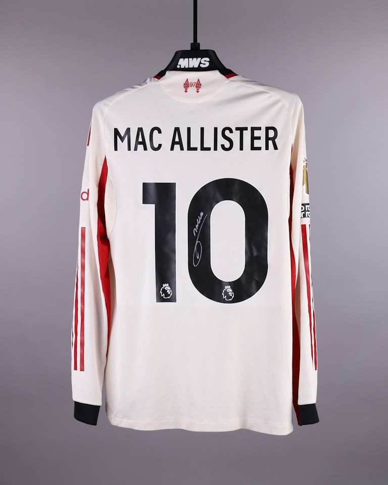 Alexis Mac Allister Liverpool shirt