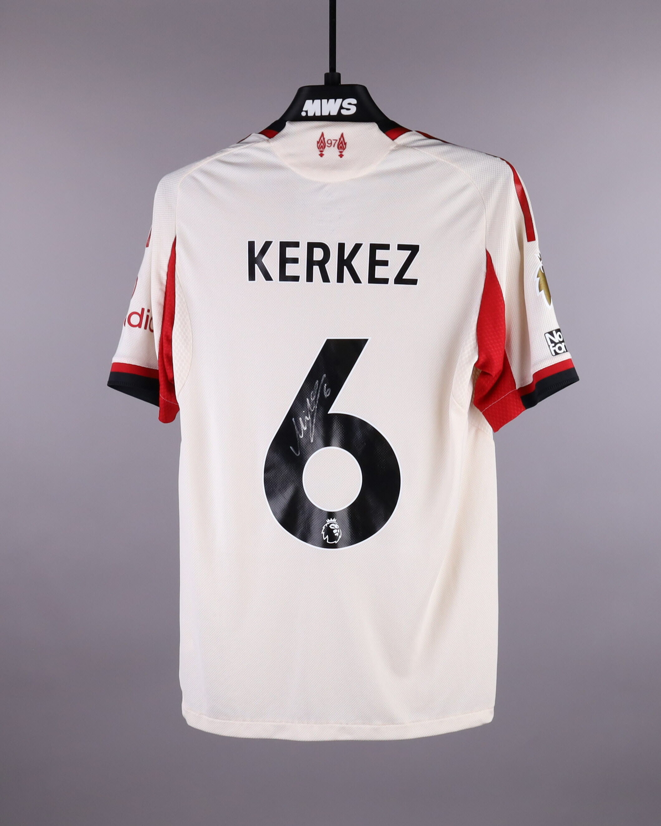 Milos Kerkez Liverpool jersey
