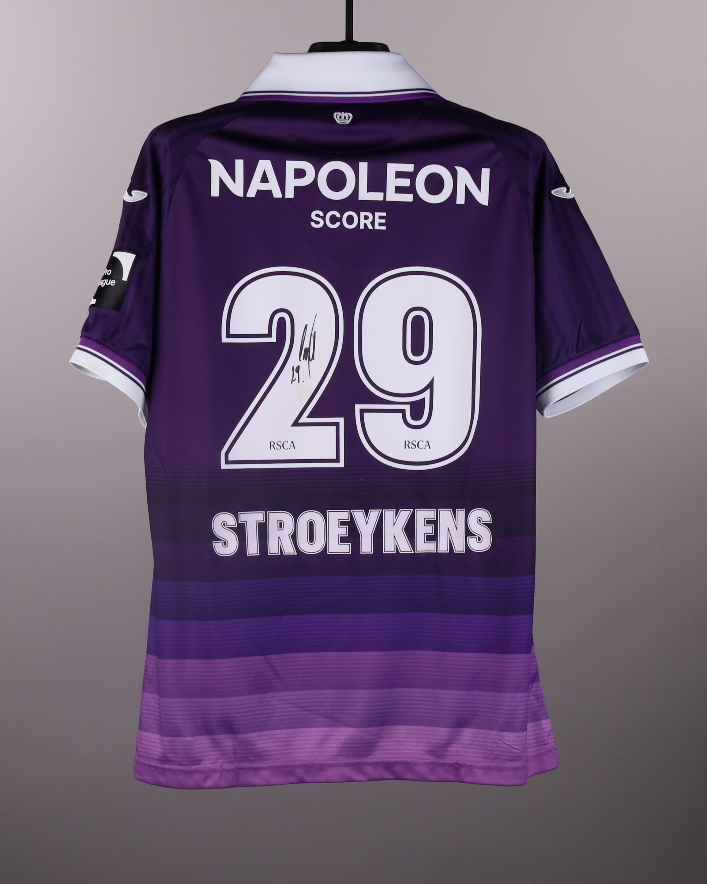 Mario Stroeykens RSC Anderlecht shirt