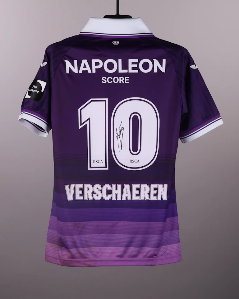 Yari Verschaeren RSC Anderlecht shirt