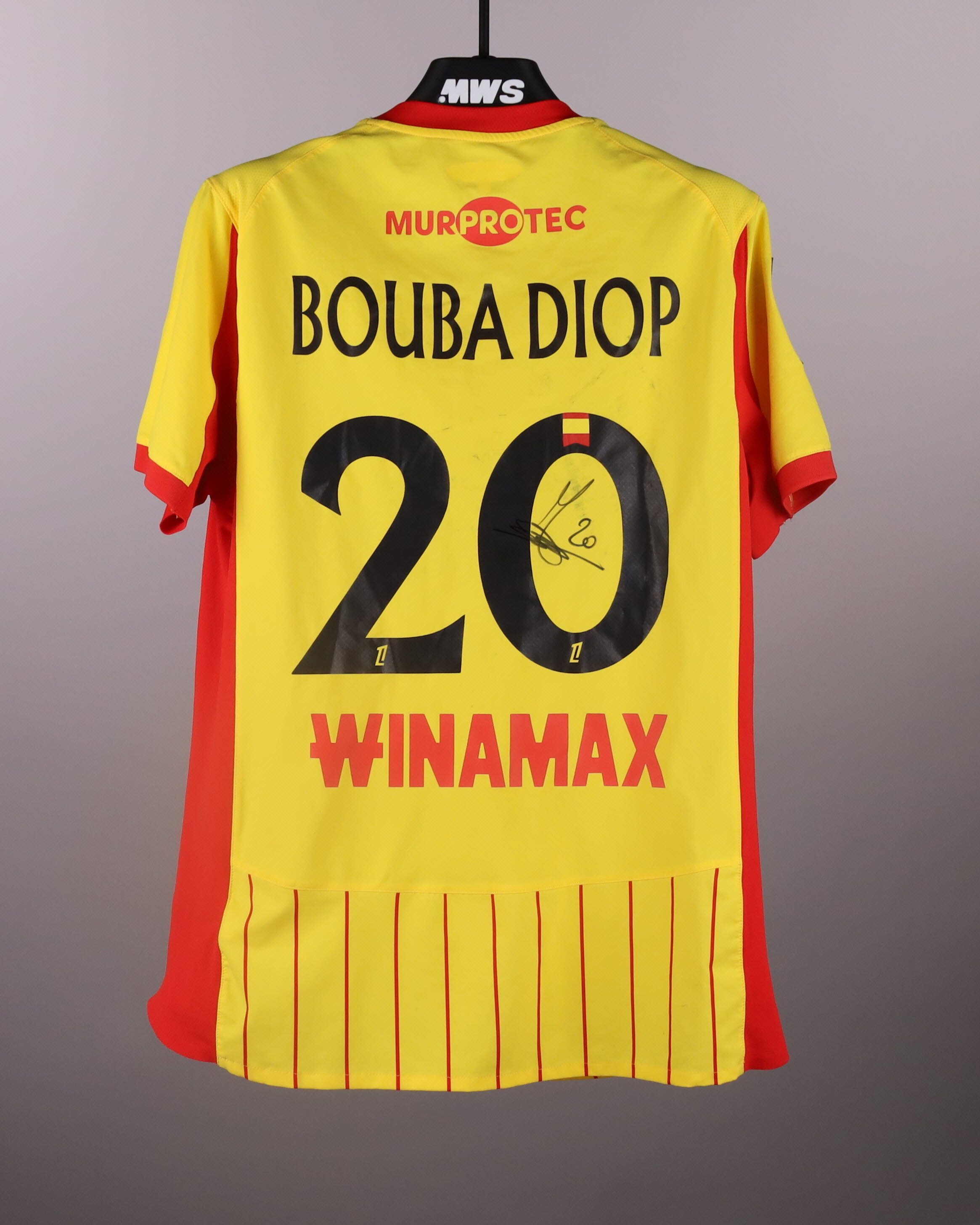 Official RC Lens Soccer Game-Worn Jerseys Auctions - MatchWornShirt