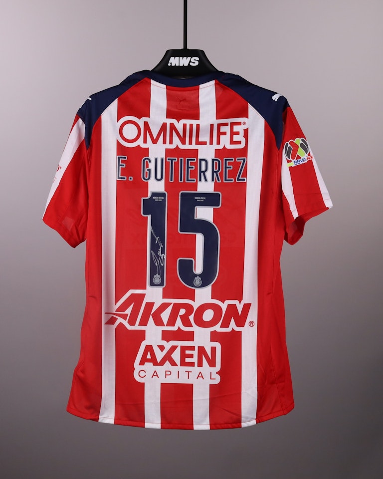 Érick Gabriel Gutiérrez Galaviz Chivas Guadalajara camisa.
