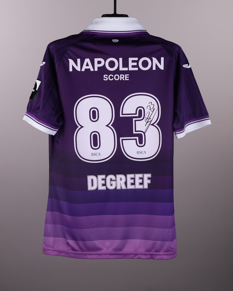 Maillot de Tristan Degreef (RSC Anderlecht)