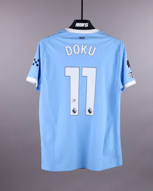 Jérémy Doku Manchester City shirt