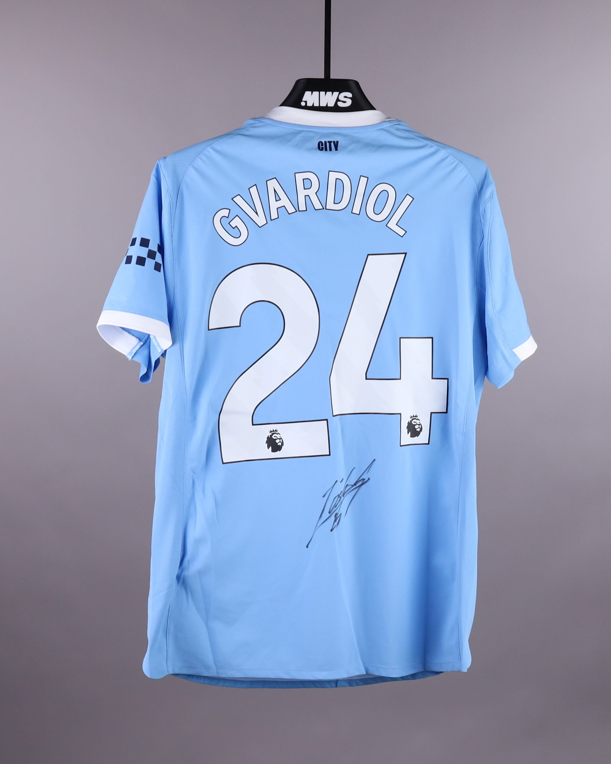 Joško Gvardiol | Manchester City - Sunderland | MatchWornShirt