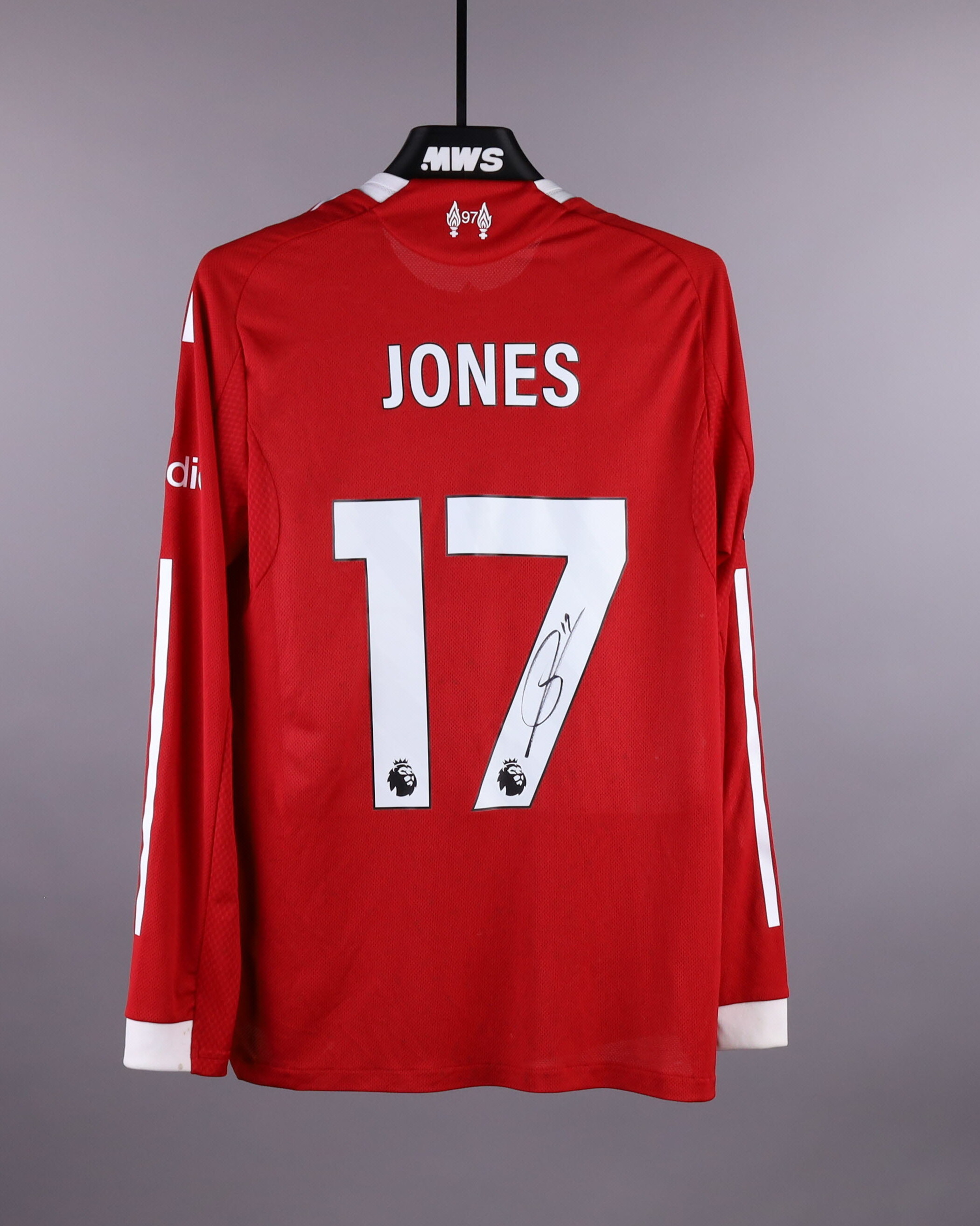 Curtis Jones | Leeds United - Liverpool | MatchWornShirt