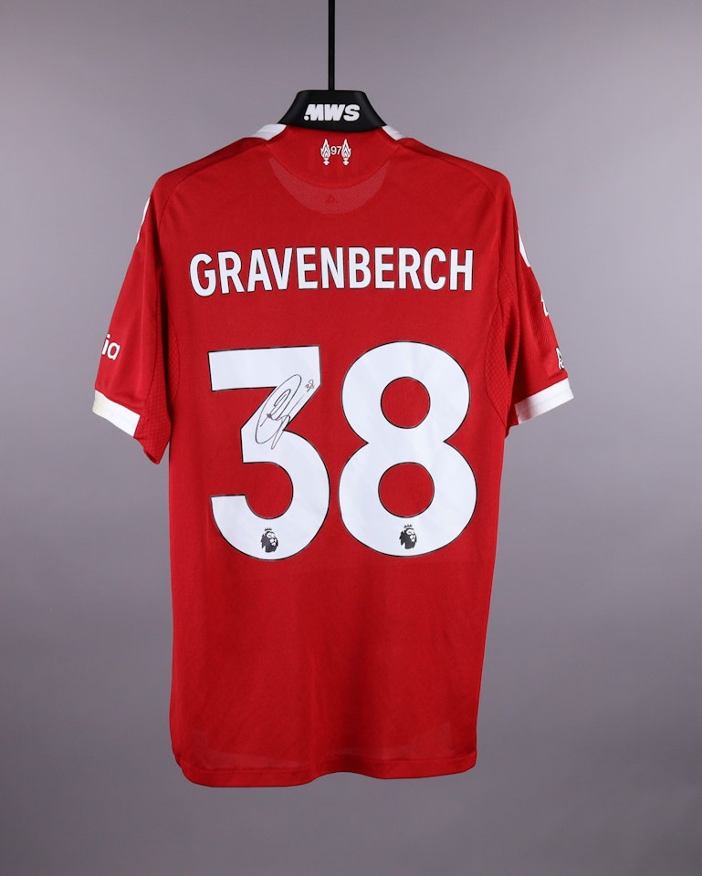 Ryan Gravenberch Liverpool shirt