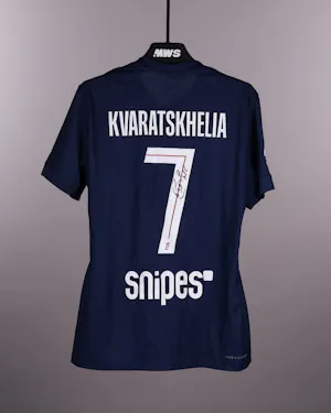 Khvicha Kvaratskhelia Paris Saint-Germain jersey