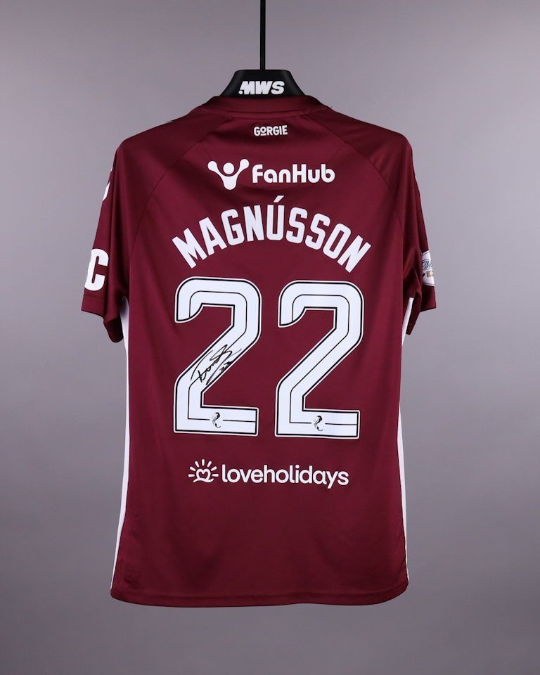 Tómas Bent Magnússon Heart of Midlothian shirt