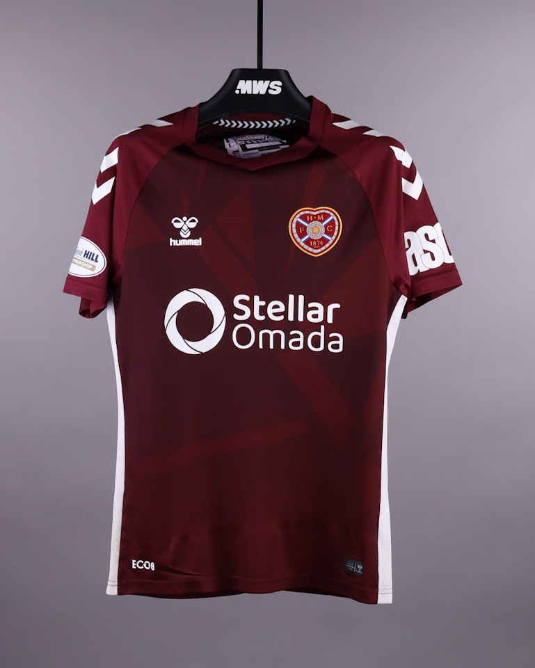 Heart of Midlothian 팀의 Cameron Devlin 셔츠