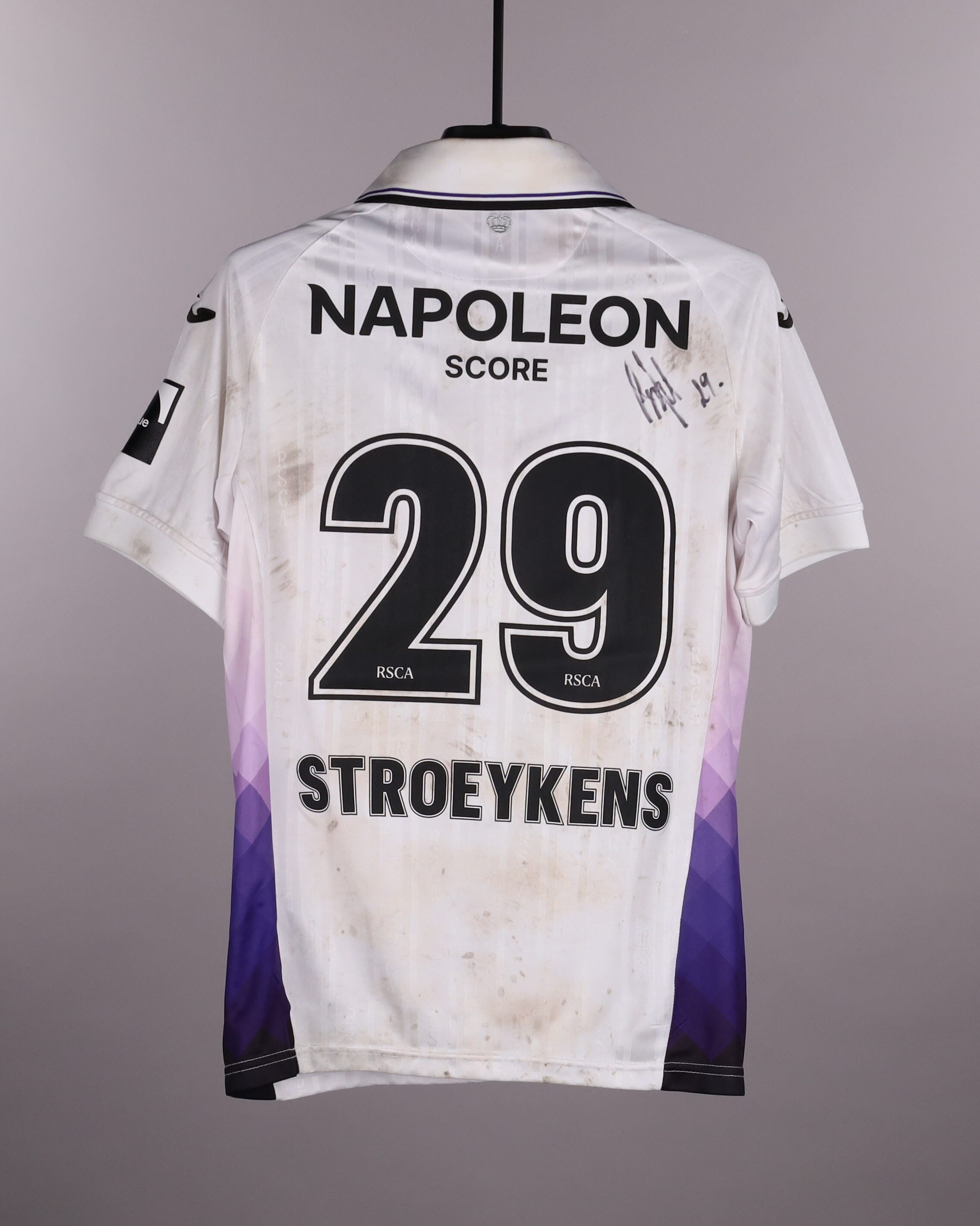 Mario Stroeykens RSC Anderlecht shirt