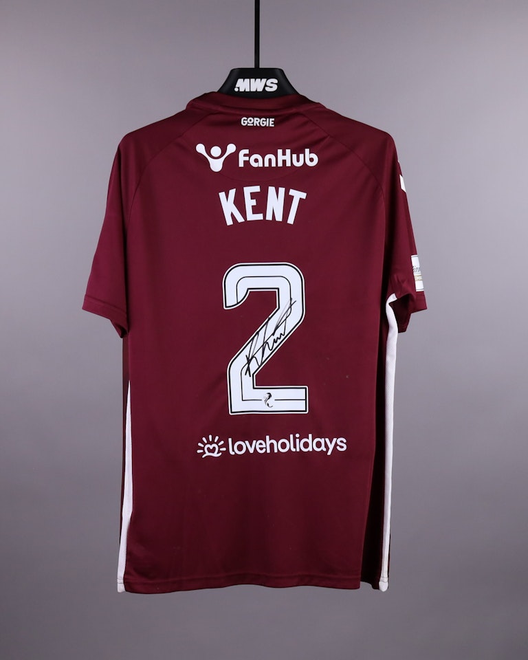 Frankie Kent Heart of Midlothian shirt