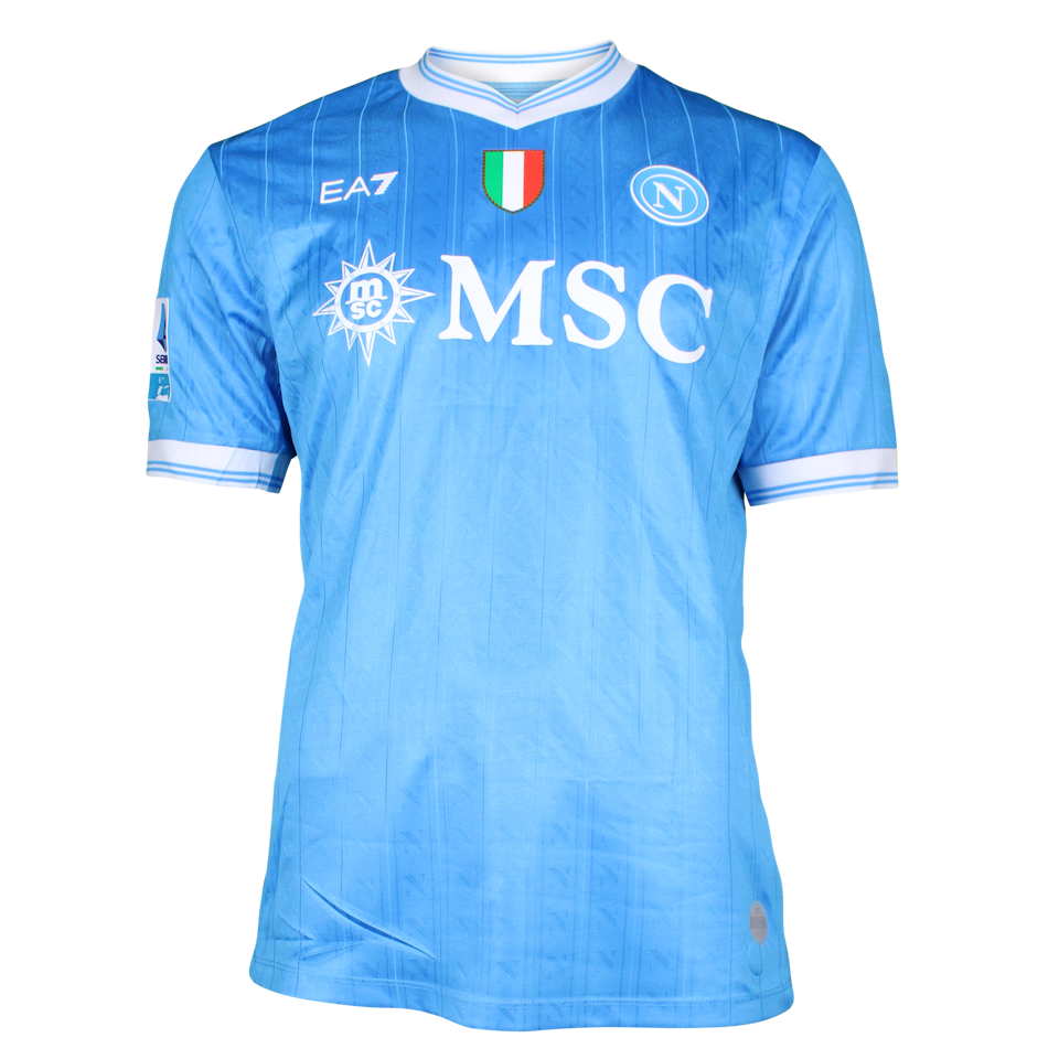 Rasmus Højlund SSC Napoli のシャツ