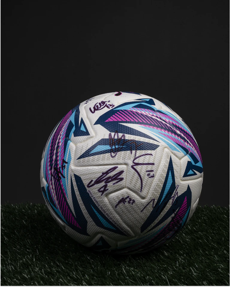 Squad Signed Vertu Trophy Winners Final Ball