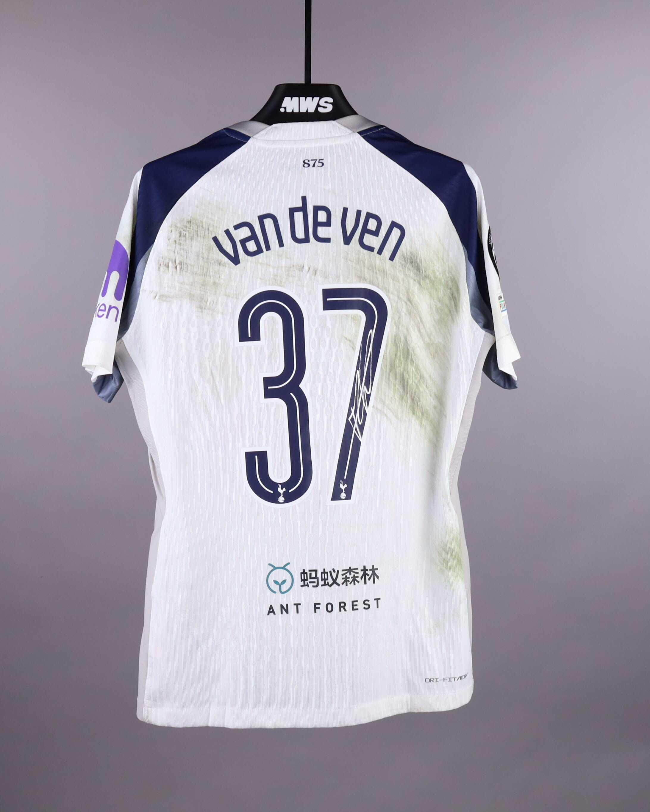 トッテナム　実使用ユニフォーム　証明書 トッテナム 実使用ユニフォーム 証明書 トッテナム 25-26 ホーム 半袖