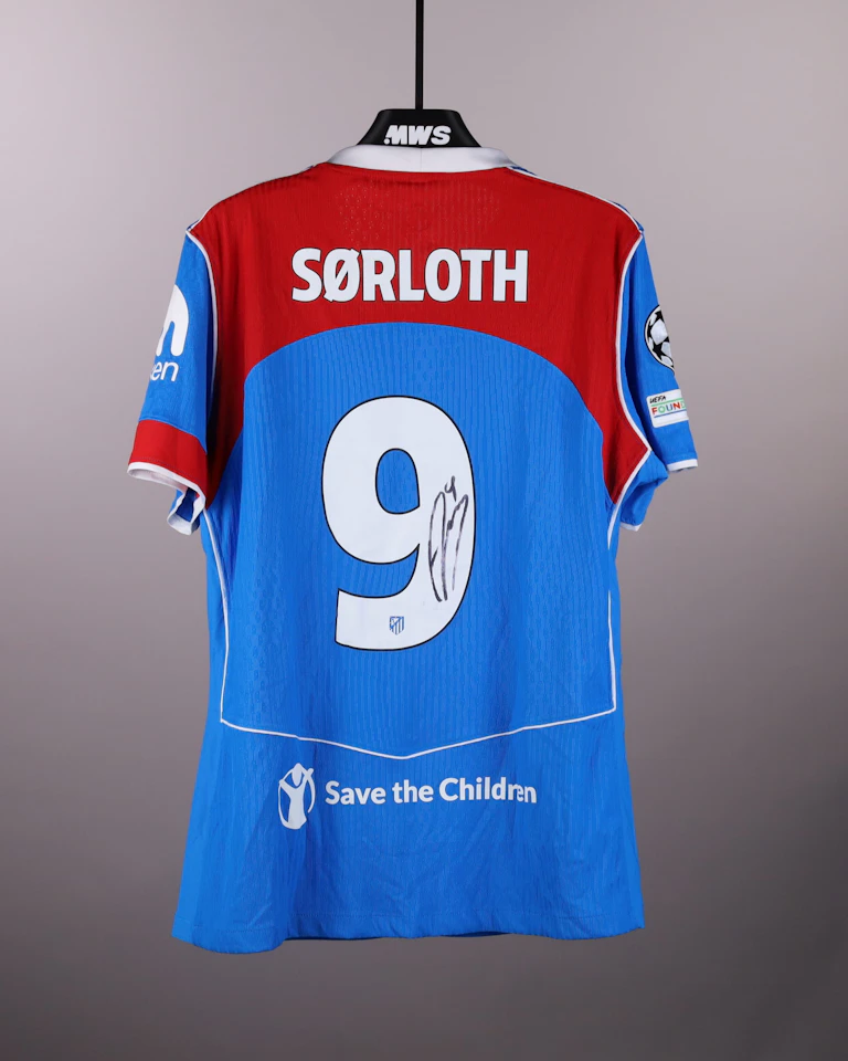 Alexander Sørloth | PSV - Atlético de Madrid | MatchWornShirt
