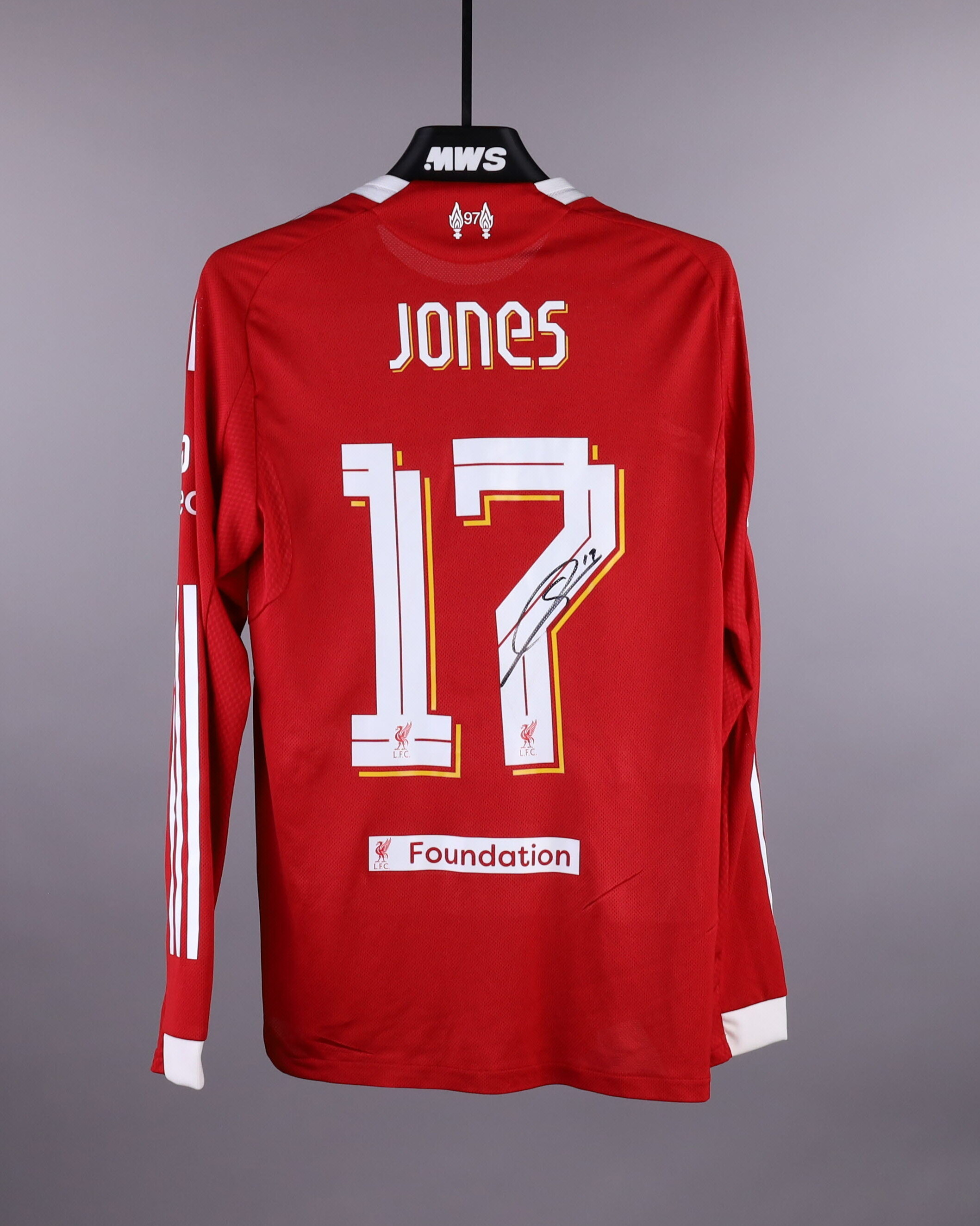 Curtis Jones | FC Inter Milan - Liverpool | MatchWornShirt