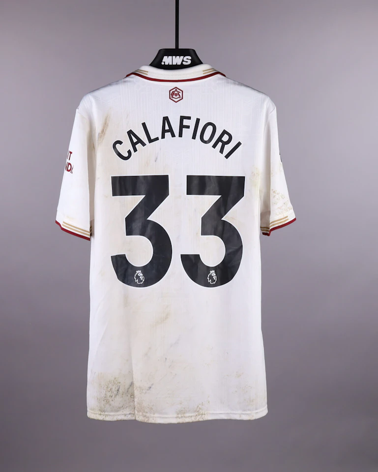 Riccardo Calafiori Arsenal jersey