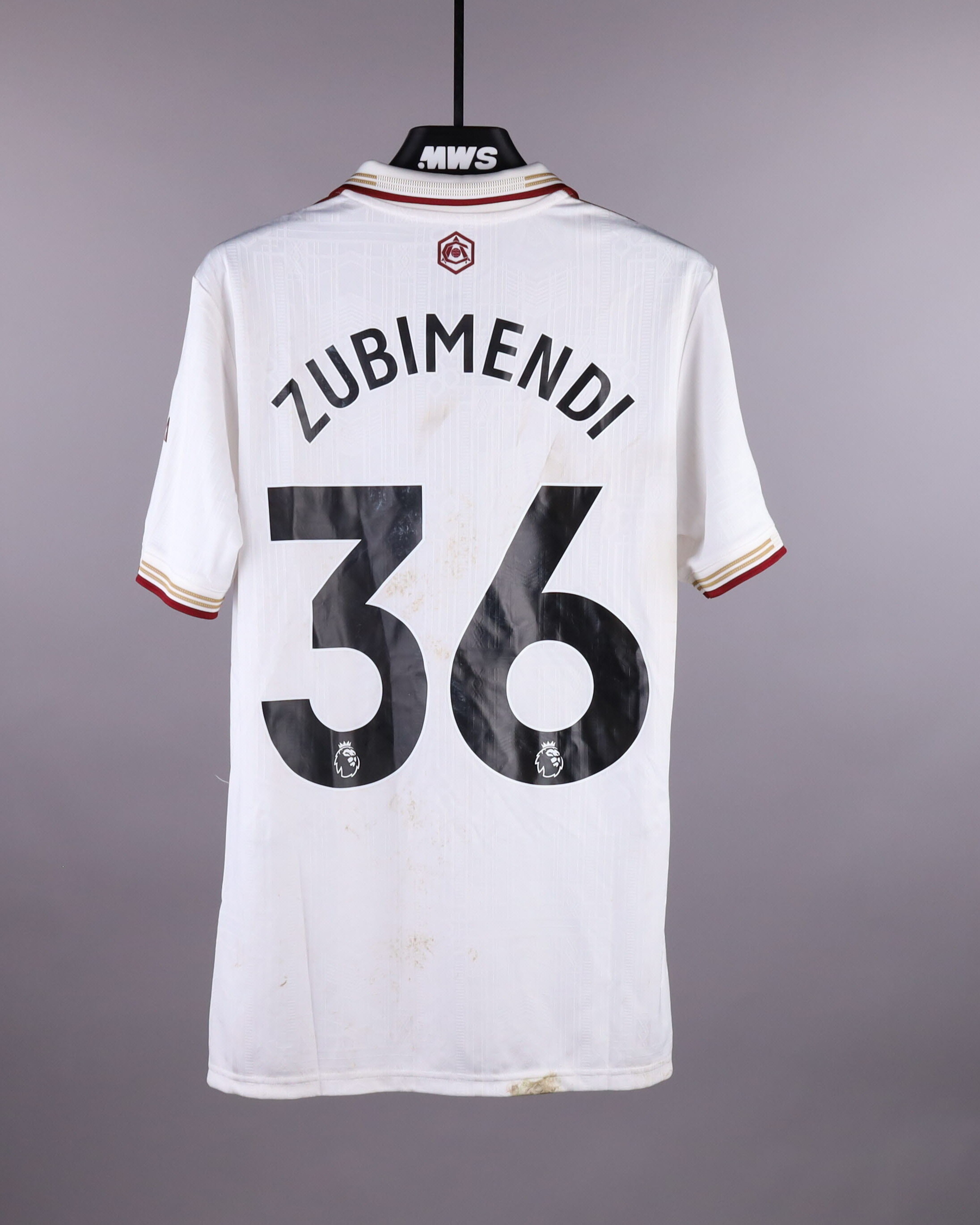 Martín Zubimendi | Aston Villa - Arsenal | MatchWornShirt
