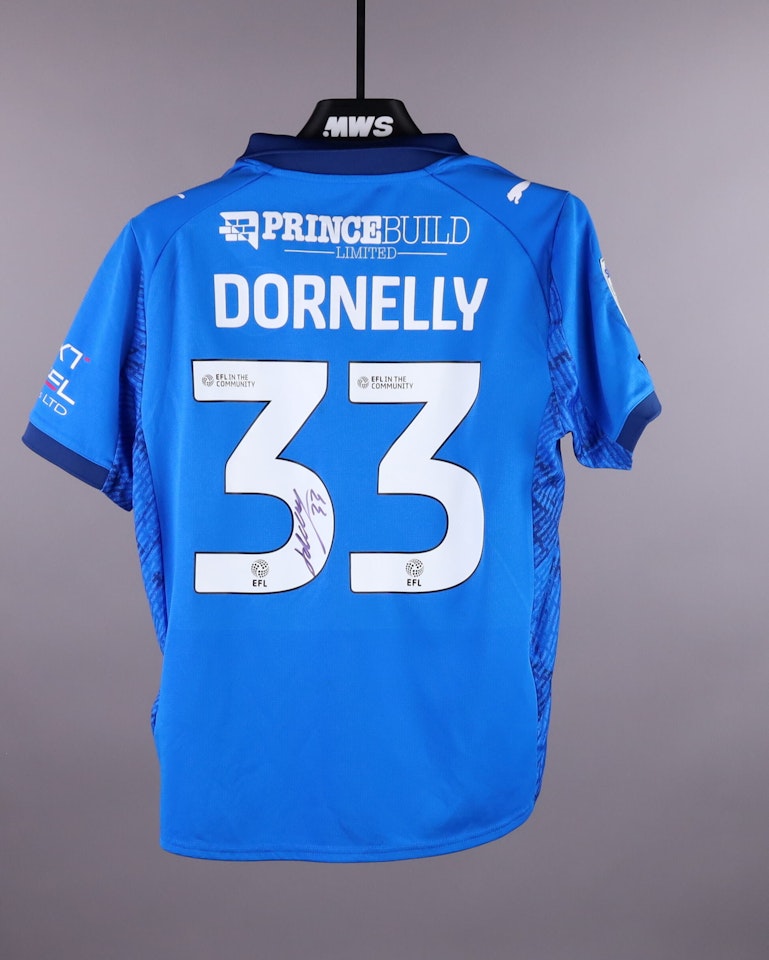 James Dornelly Peterborough United shirt