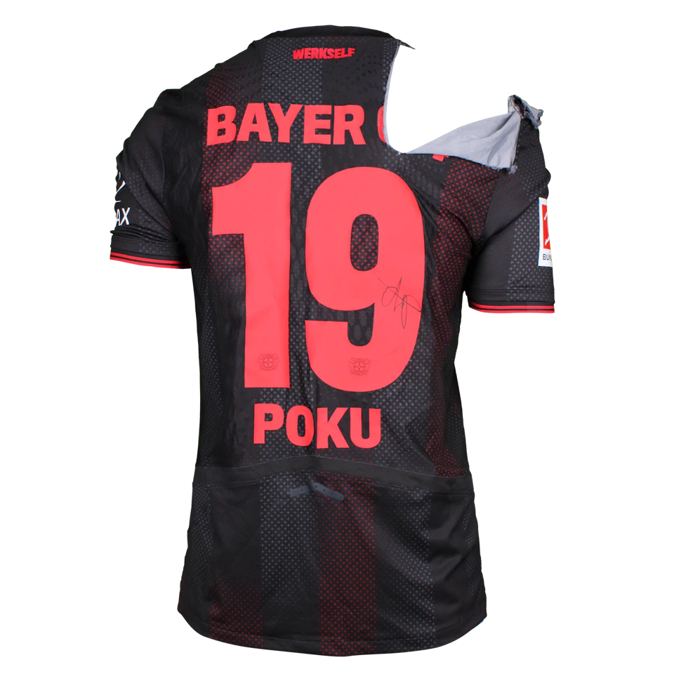 来自Bayer Leverkusen的Ernest Poku球衣