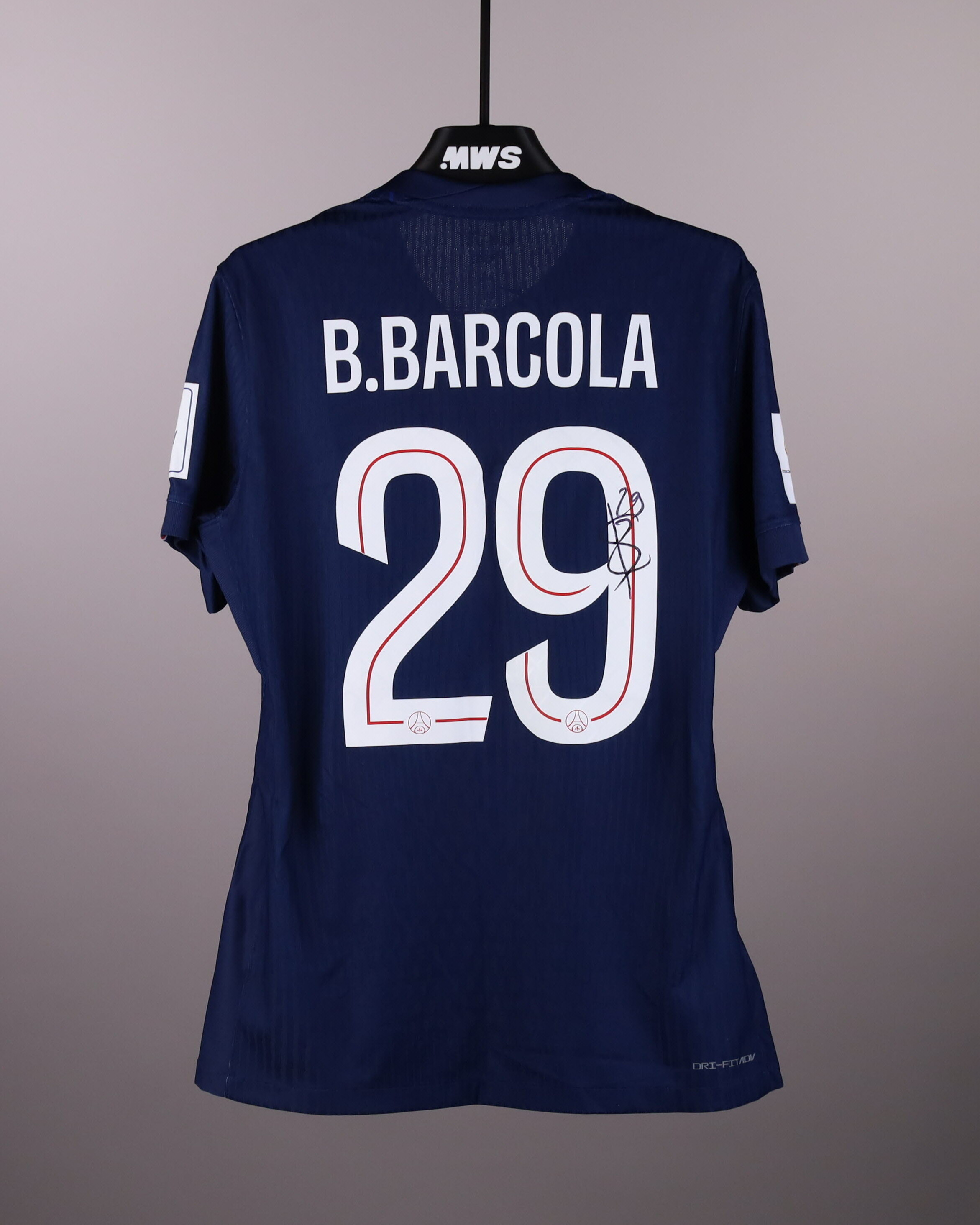 Bradley Barcola Paris Saint-Germain shirt