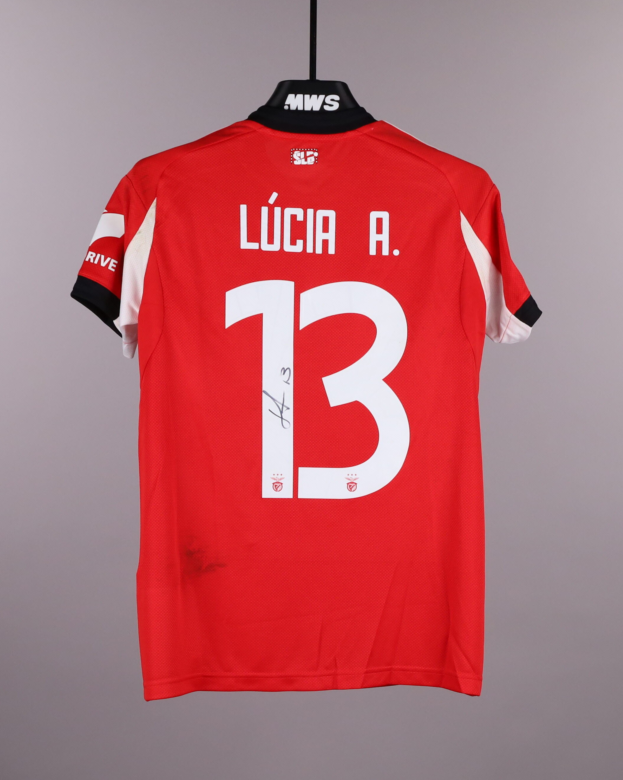 Official SL Benfica W Soccer Game-Worn Jerseys Auctions