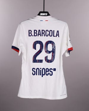 Camisola de Bradley Barcola, Paris Saint-Germain