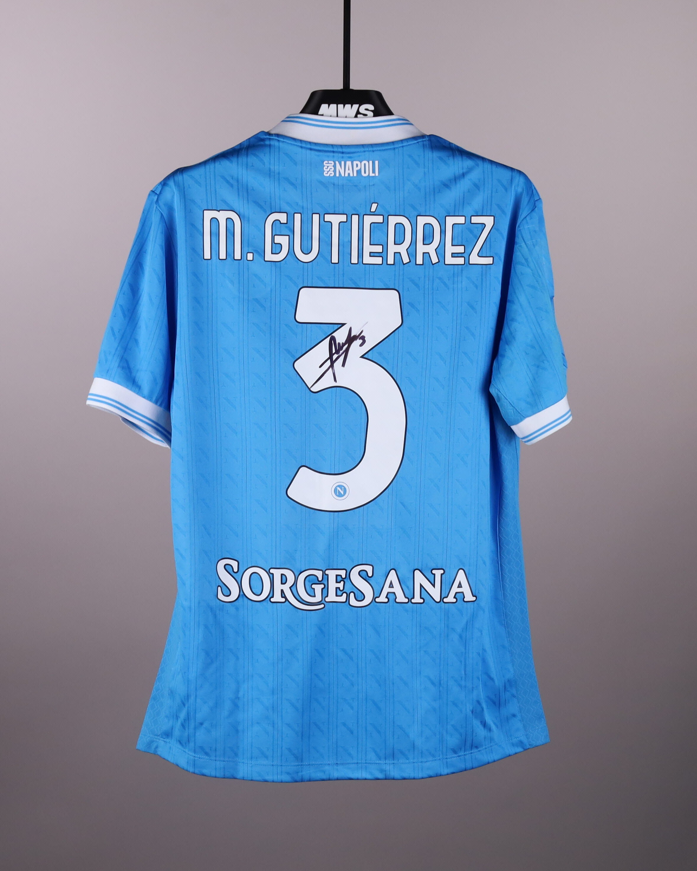 Miguel Gutiérrez Ortega | SSC Napoli - AC Milan | MatchWornShirt