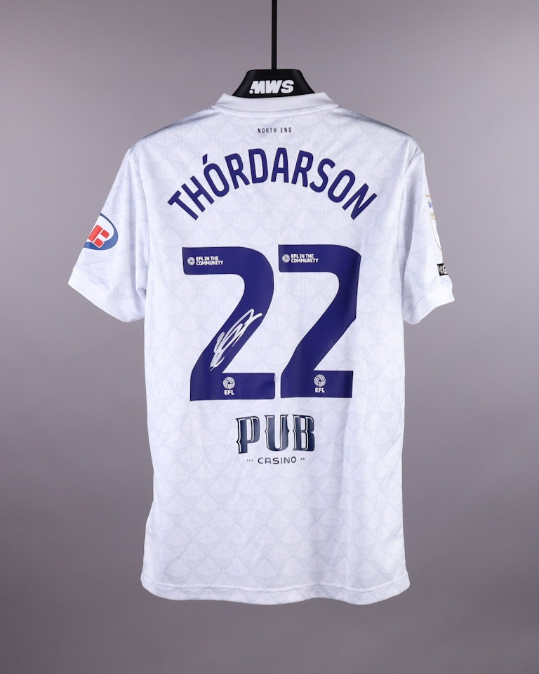 Stefán Teitur Þórðarson Preston North End shirt