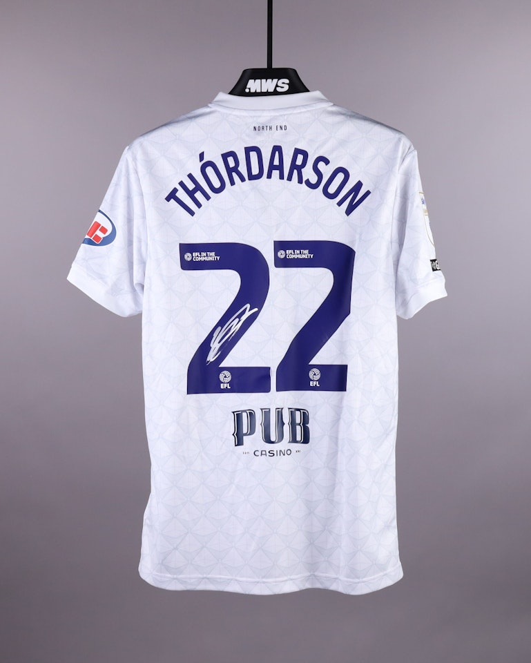 Stefán Teitur Þórðarson Preston North End shirt