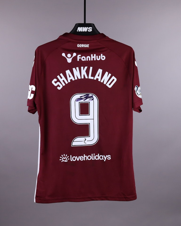 Lawrence Shankland Heart of Midlothian shirt