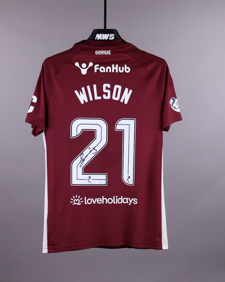 Heart of Midlothian 팀의 J. Wilson 셔츠