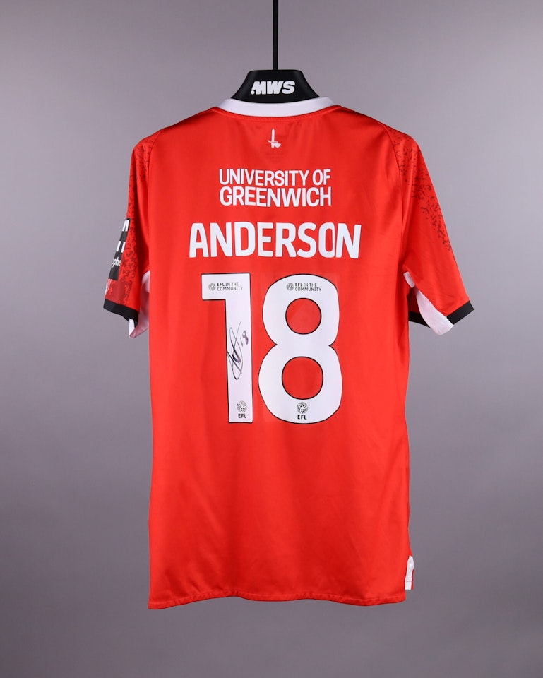 Karoy Anderson Charlton Athletic shirt