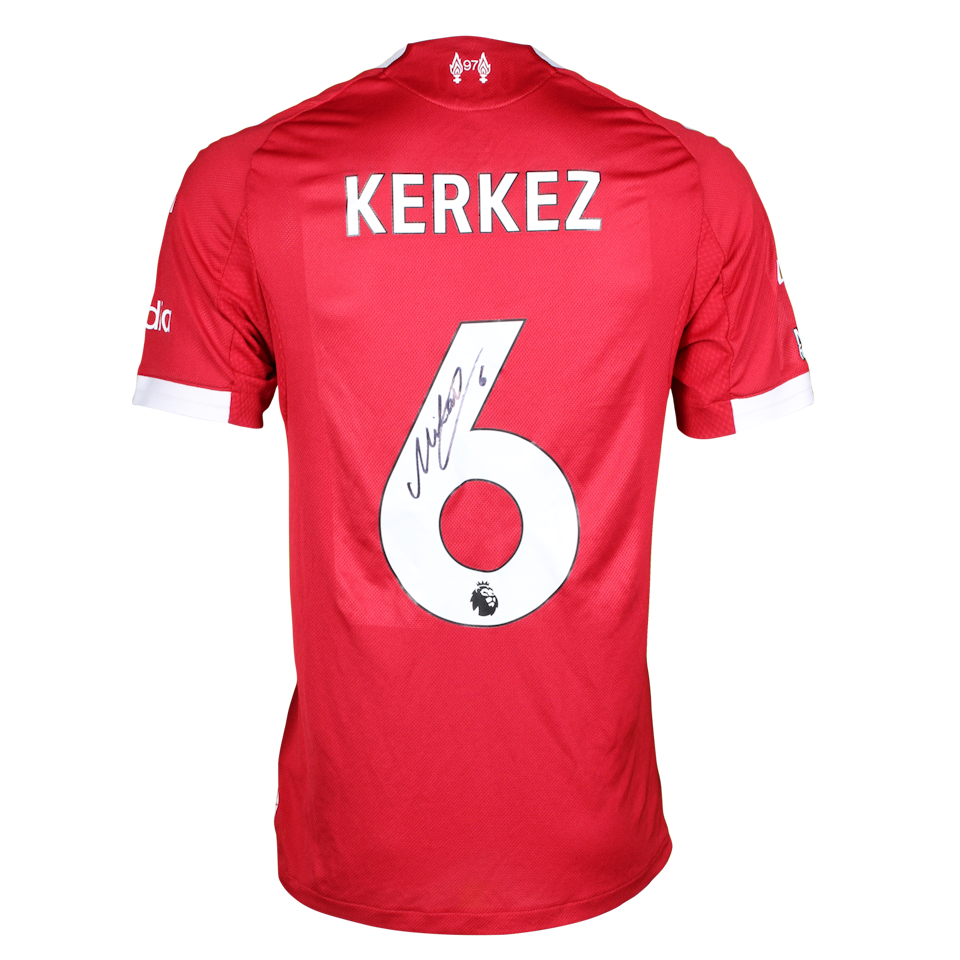 Milos Kerkez Liverpool jersey