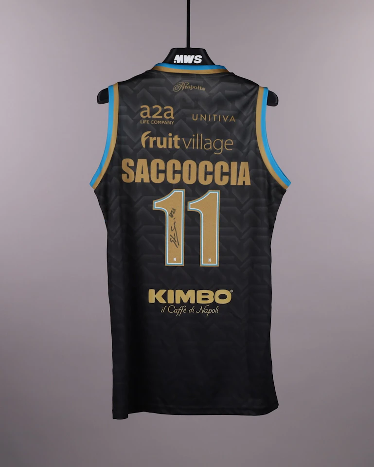 Maglia di stefano saccoccia (Napoli Basket)