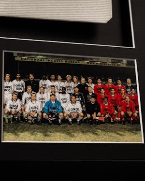 Framed Ruud Gullit shirt