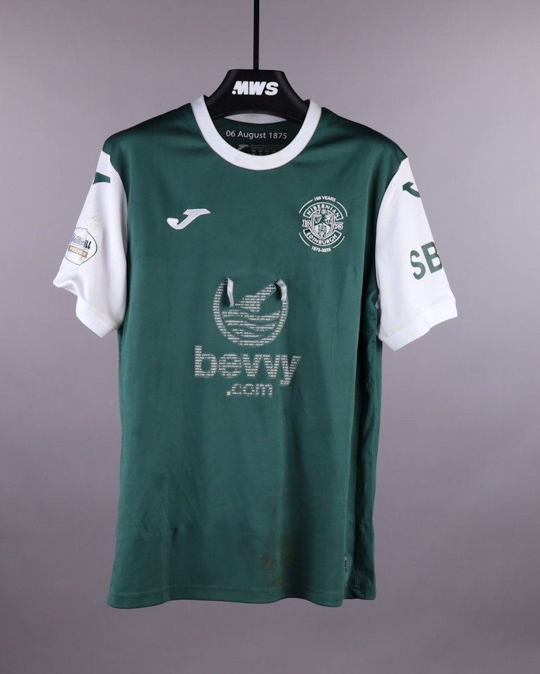 Kanayo Megwa Hibernian jersey