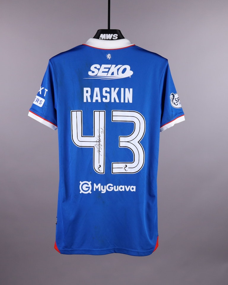 Nicolas Raskin Rangers jersey