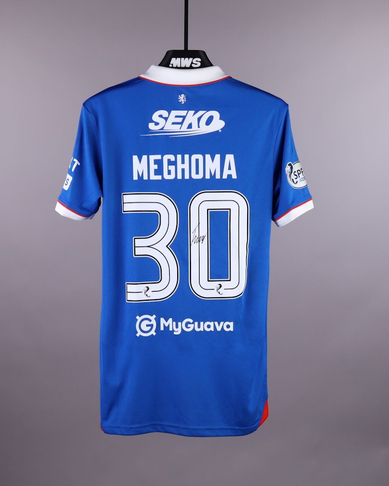 Jayden Meghoma Rangers jersey