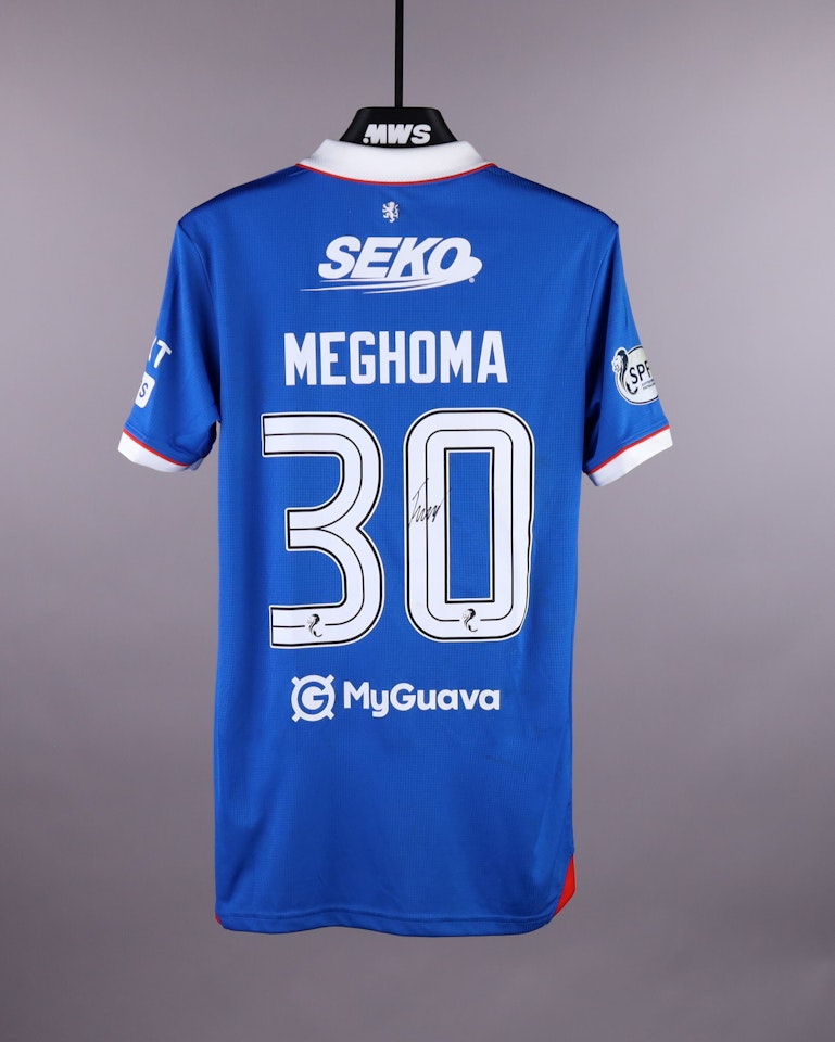 Jayden Meghoma Rangers jersey